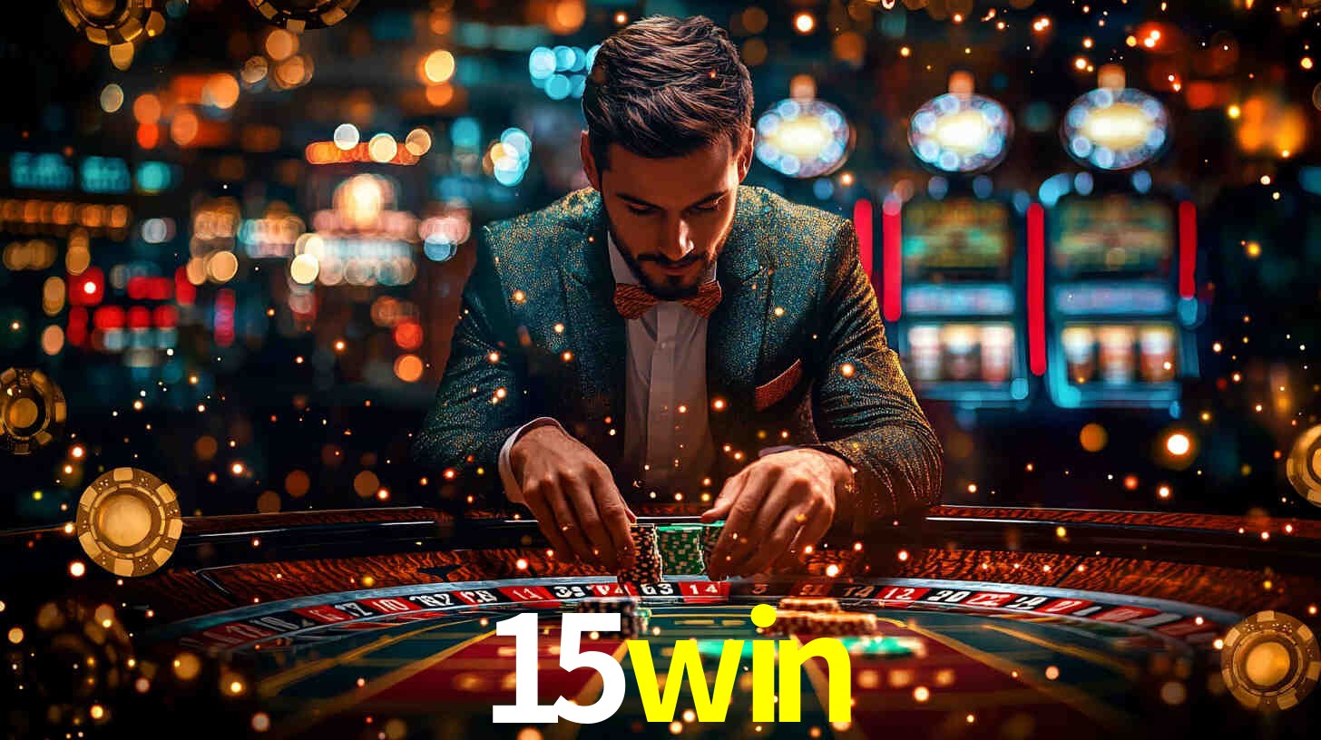 15win Logo - Bônus com Rollover Justo
